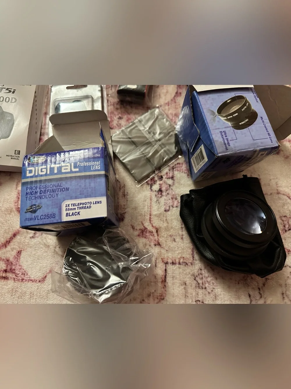 canon eos rebel t5i dslr camera bundle with zoom lense
